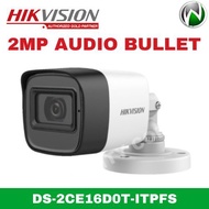 Hikvision Cctv Camera with Audio DS-2CE16D0T-ITPFS 2MP AUDIO IR Bullet