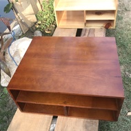 Nanhayu Jater -  Meja Dudukan Printer Kayu Stand Printer Dengan 3 Laci Lemari printer