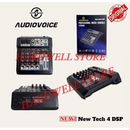 Audio mixer 4 channel audiovoice new tech 4 original
