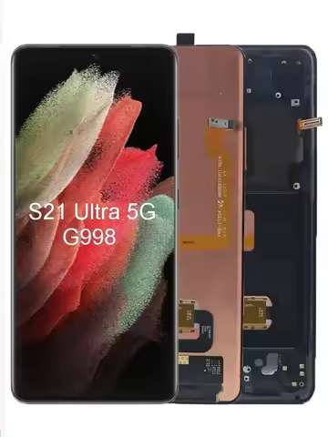 Super AMOLED 6.8'' LCD For Samsung Galaxy S21 Ultra 5G Screen G998 G998U G998B G998F/DS Display Touc