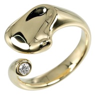 【日本直送】蒂芙尼 TIFFANY&Co. Full Heart 戒指 10.5號 18K黃K金 鑽石 約7g 【二手】A級