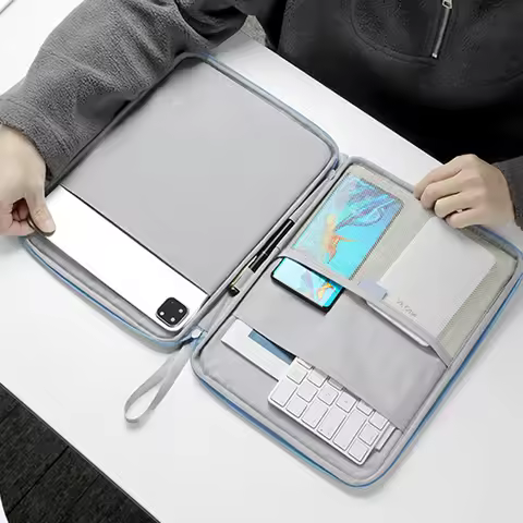 Tablet Sleeve Bag for iPad Waterproof Anti-slip Tablet iPad Sleeve for Galaxy Tab A9-Plus
