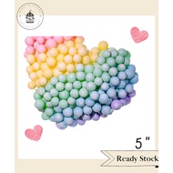 20 pcs Macaroon 5 Inches Quality Macaroon Mini Cute Party Decoration Balloon Belon Bobo Balloon