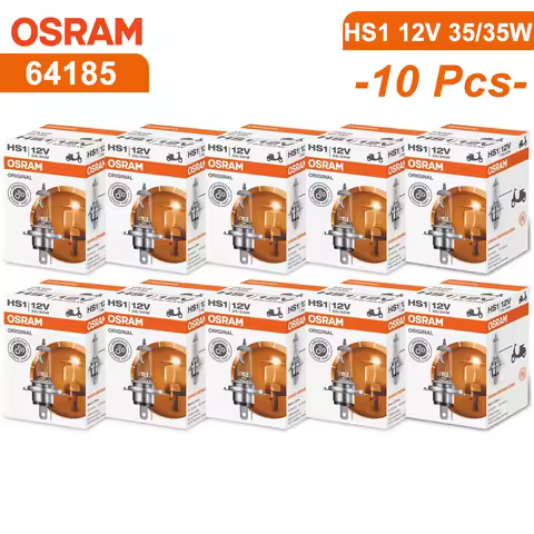 OSRAM Motorcycle Lamp 64185 HS1 12V 35/35W PX43t CLASSIC Motor Halogen Headlight Original Bulb 3200K