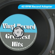 45 RPM Turntable Adapter Aluminum 7 Inch EP Record Turntable Phonograph Vinyl Technics Center Adapte