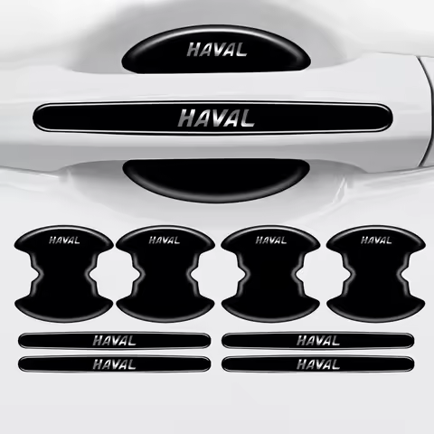 Car Door Bowl Handle Decoration Stickers Wiper Decal For Haval H6 Jolion H9 F7X F7 Dargo H1 H2S M6 H
