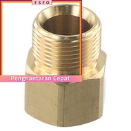 [FSFO]M22 15mm Male Thread to M22 14mm Female Metric Adapter Pressure Washer Brass
