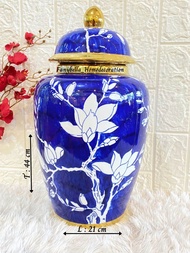 Guci Toples Keramik China Tochin Import Guci Porselen dekorasi hiasan rumah