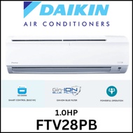 DAIKIN 1.0HP R32 NON INVERTER WALL MOUNTED AIRCOND FTV28PB
