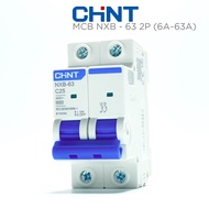 Aptomat MCB 2 Pha NXB-63 Chint 6A~63A Dòng Cắt 6kA