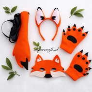 Fox Headband Fox Costume Fox Mask Wolf Wolf Wolf cosplay Fox Headband Kindergarten Children's Costum