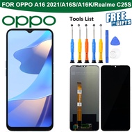6.52" For Oppo A16 2021/A16S LCD Touch Screen Display Digitizer Assembly Replacement For oppo A16K Realme C25s LCD