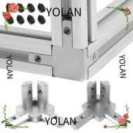 YOLANDAGOODS Bracket Connector Durable 2020 3030 4040 Series Slot Aluminum Extrusion Profile 3-Way
