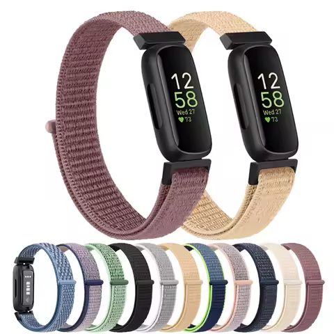 Nylon Solo Loop Strap for Fitbit Inspire 3 Band Replacement Bracelet for Fitbit Inspire 3 Strap Acce