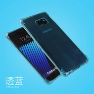 เคสโทรศัพท์สำหรับ Samsung Galaxy Note FE/พัดลม Edition หมายเหตุ7ซิลิโคนกันกระแทกโปร่งใสกันชน TPU อ่อนปลอก