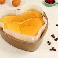 ❉ 6/8 inch Loving Heart Shaped Qifeng mousse cheese cake mould household baking mould Golden Color( Removable Bottom)