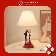 Vietnamese WEDDING GIFT - Table night light Romantic bride and groom couplebag for wedding gifts, we