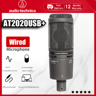 Audio-Technica AT2020USB+ ไมโครโฟนคอนเดนเซอร์คาร์ดิออยด์ ไมโครโฟนบันทึกเพลง K ถ่ายทอดสด ไมโครโฟน 20-