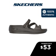 Skechers Women Foamies Arch Fit Ascend Sandals - 111232-CHOC Arch Fit Dual-Density Machine Washable Luxe Foam