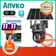 Anvko V380 Pro Dual Lens Solar Wireless CCTV WIFI/4G Camera 360 PTZ CCTV Outdoor IP66 Mobile