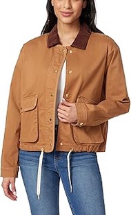 Angels Forever Young Women's Everflex Relaxed Stretch Canvas Barn Jacket