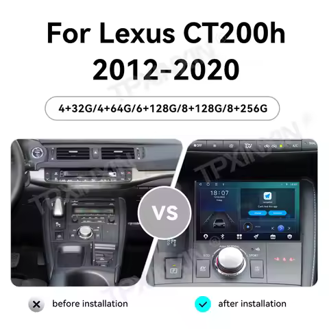 For Lexus CT200h 2012 2013 2014 2015 2016 2017 2018 2020 Android Radio Stereo Automotive Multimedia 