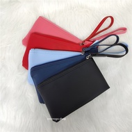 Ladies Fashion Zipper Multicolor Optional PVC Waterproof Coin Card Holder Clutch Casual Versatile Mobile Phone Mini Wallet