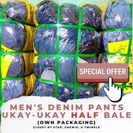 Men's Denim Pants Ukay-ukay Bale HALF Bale (Own Packaging)