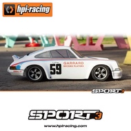 [RC] HPI 1: 10 Porsche 1973 Carrera RSR 4wd Brushless RC Remote Control Car Drift Flat Sports Car