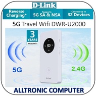 D-Link DWR-U2000 5G Mobile Router Wi-Fi Hostpot | 5G NR SA and NSA | 5G/4G/LTE | WPA3 | 5000mAH | up