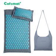 Nature Linen Coconut palm Massage Yoga mat sport pillow mat with bag Lotus Spike Acupressure Mat Cus