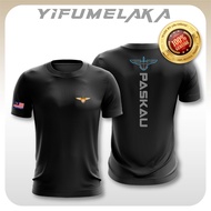 Baju Paskau Inner Loreng TShirt Malaysia Army Round Neck Microfiber T Shirt Jersey T-Shirt