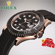 【In stock】Rolex Yacht-Master Automatic Mechanical Watch For Men Women Pawnable Original Waterproof 116655 COD EG4D