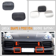 L&R for 18-22 Porsche Cayenne E3 9YA 9Y0 Base Coupe S 2.9L 3.0L 4.0L  FRONT TOW COVER 9Y0807155 9Y08