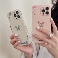 Leaf Mickey iphone 11 case iphone 14 pro max case iphone 12 Pro Max iphone 14 iphone 6s 13 7 plus case iphone xr x xs xs max 6s plus 12mini soft case shockproof