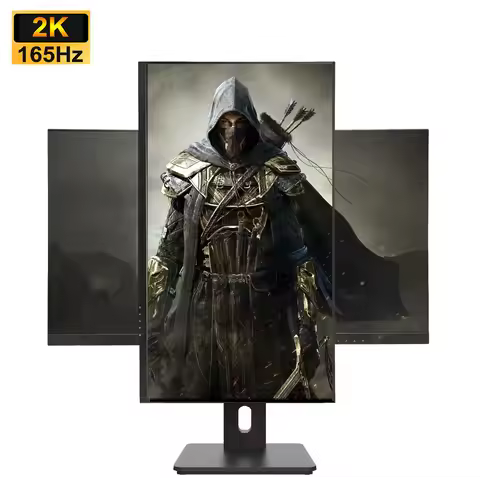 27 Inch Monitor 165Hz 2K Gaming Display 1ms Free-sync IPS Desktop LCD Display Rotation Lift Stand HD