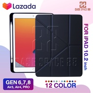 CaseSpace88 เคสแกน Y Origami หลังทึบ iPad case เคสไอแพด Gen 6 9.7/Gen 7/Gen 8 /Gen 910.2/Air3 10.5/A