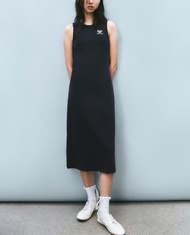 URBAN REVIVO - Đầm sát nách midi cổ tròn thời trang UYU750027-L8A