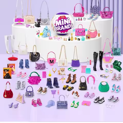 ZURU Mini Brands Fashion Bags Surprise Ball Series 4 Blind Box Miniature Collectible Toys Mini Handb