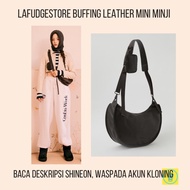 [PO DP] LAFUDGESTORE BUFFING LEATHER MINI MOON SLING BAG MINJI ORI