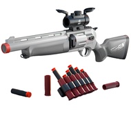 Soft Foam Dart Revolver Blaster Air Pump Shotgun Toy Gun Set Elite Darts for Nerf Guns Set for 5 6 7