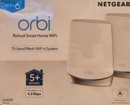 NETGEAR Orbi Whole Home Tri-band Mesh WiFi 6 System (RBK752) – Router with 1 Satellite Extender