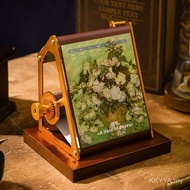 2026 Kalendar Mekanikal Diputar Tangan Baharu Hiasan Desktop Pejabat Lukisan Terkenal Dunia Lukisan 