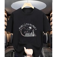 Fake It Till You Make It T Shirt T-shirts for Mens Couple Cotton Graphic Crew Neck Printing Trendy S