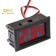 DIYMORE 0.56 inches LED DC Digital Voltmeter 3-Wire 4.5V-30V Battery Voltage Tester Single Color Dis