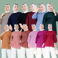 NEWEST TOP MADE FROM COMBAD 20S T-SHIRT MATERIAL OVERSIZED TSHIRT ALO WOMEN'S CLOTHING ALO BLOUSE