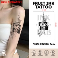 INKMELAB - Pain Cybersigil Ink Temporary Tattoo Cybersigilism Neogothic design, long-lasting Tempora