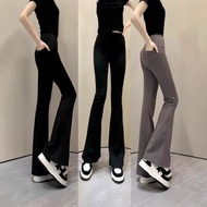 Flared Pants Shark Pants Large Size Flared Pants Micro Flared Pants High Waist Flared Pants Pocket F