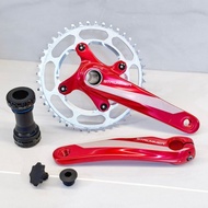Crank BMX HT2 Strummer CW-H8-104 Chainwheel Crankset Bcd 104 44T + Bottom Bracket