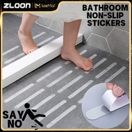 ZLOON Bathroom Anti-Slip Shower Stickers Practical Transparent Bath Non Slip Safety Strips Mat For Bathtubs Showers Stairs Floor